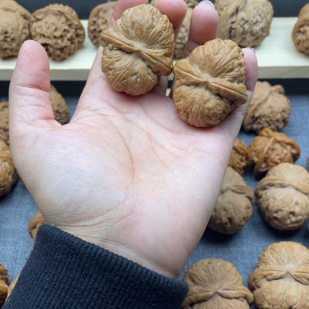 吉***仔文玩核桃把件元宝43