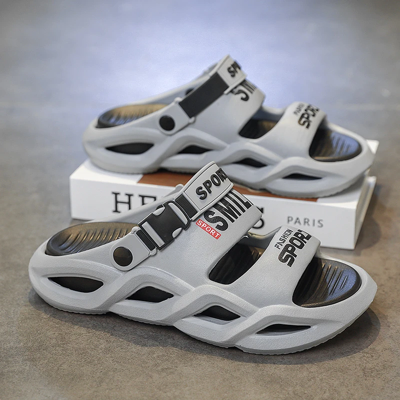 拖鞋男款夏季外穿软底踩屎感开车两用凉鞋男士潮流休闲海边沙滩鞋