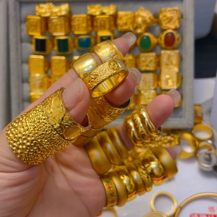 合金无梦*驴家老花戒指11号