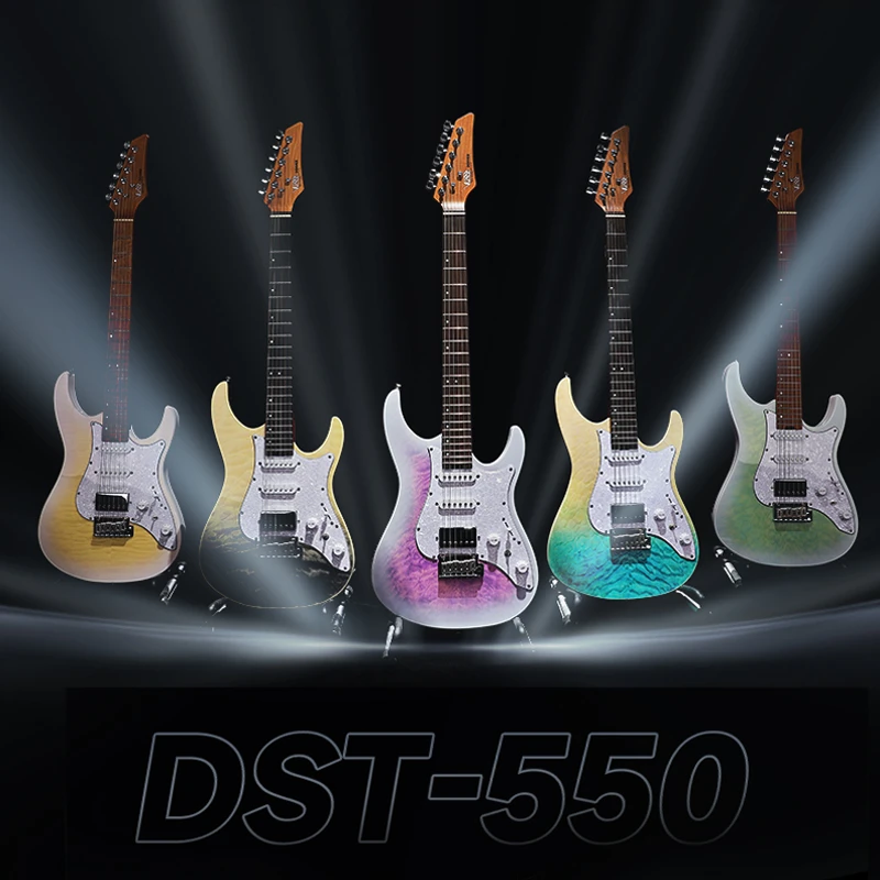 Donner唐农DST-550电吉他摇滚小双摇入门初学新手学生推荐带音响