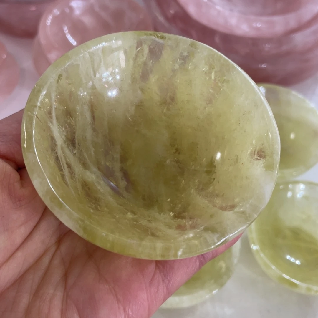 水晶摆件摆件未镶嵌莲**心