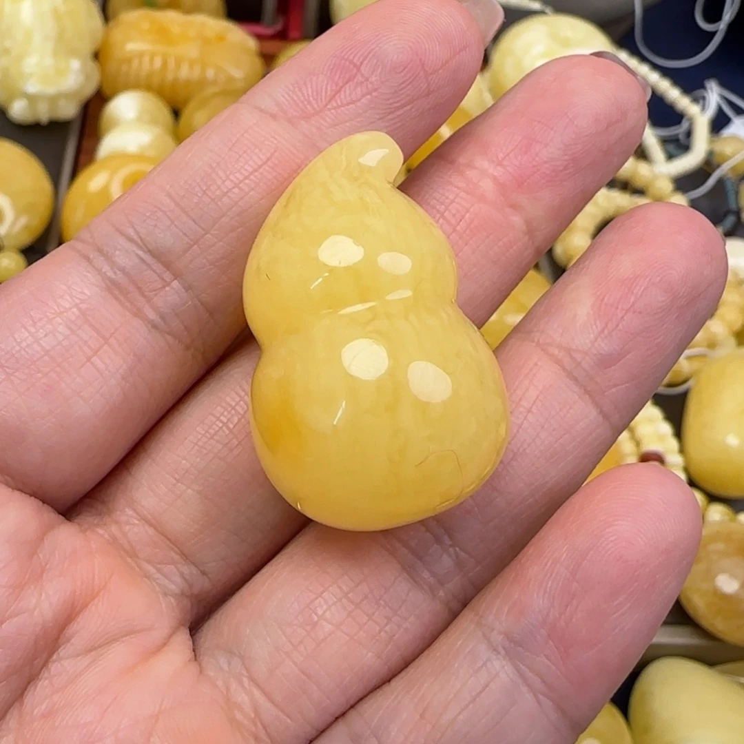 蜜蜡颈饰未镶嵌天然蜜蜡