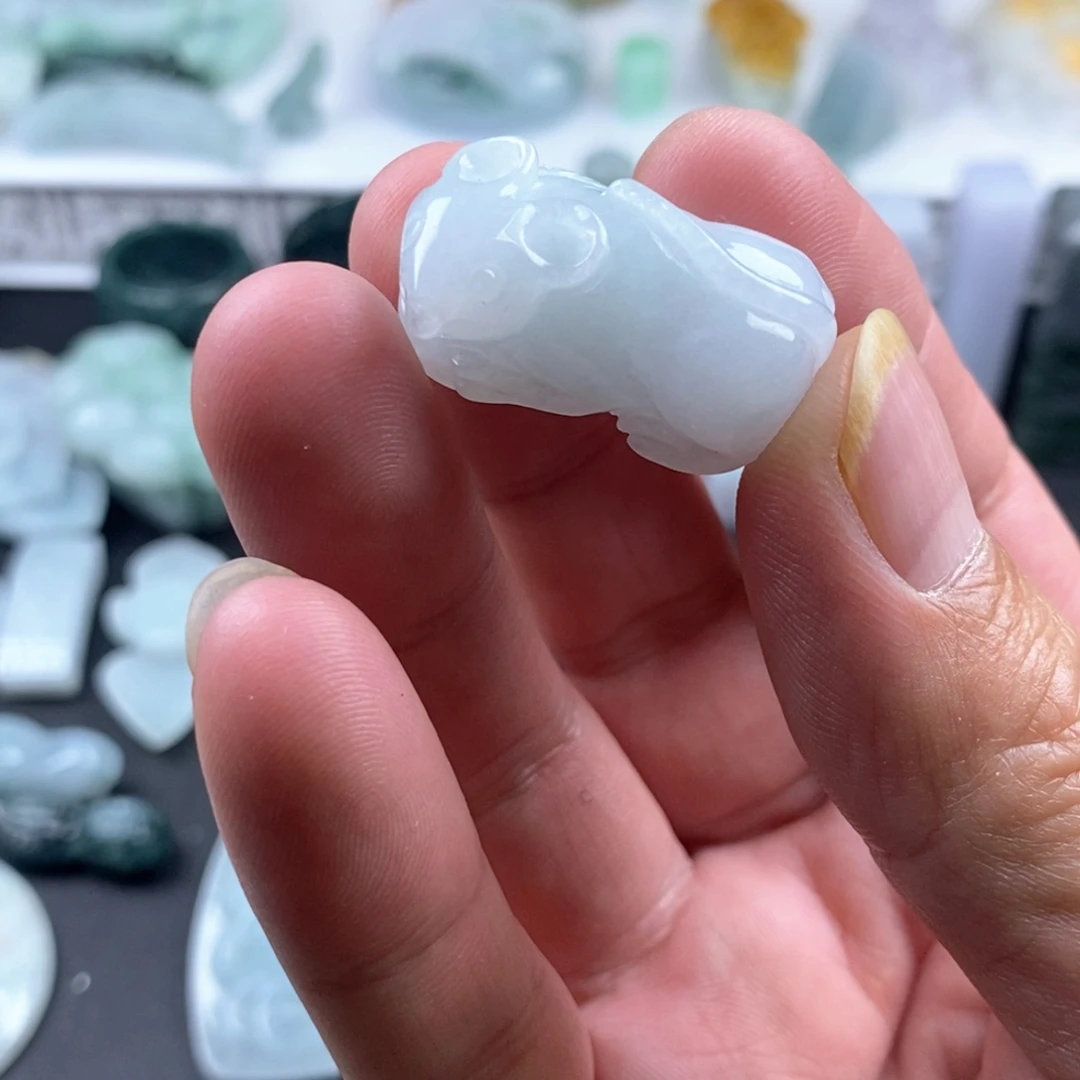翡翠未镶嵌颈饰天然翡翠