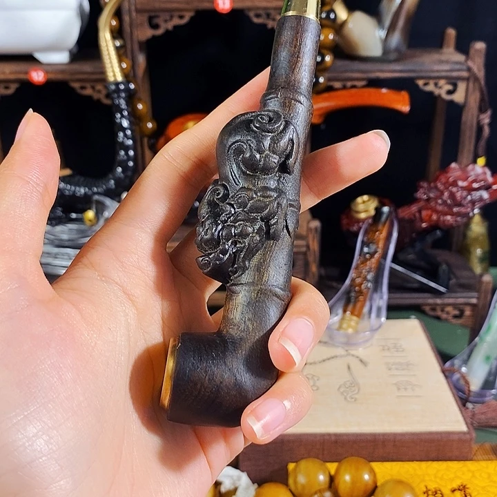 高端定制金丝楠烟嘴