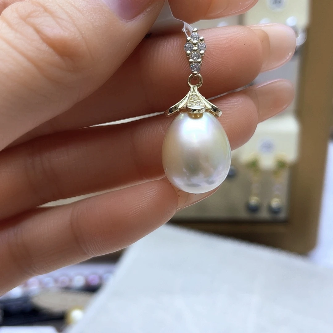 海水珍珠颈饰银S925镶嵌