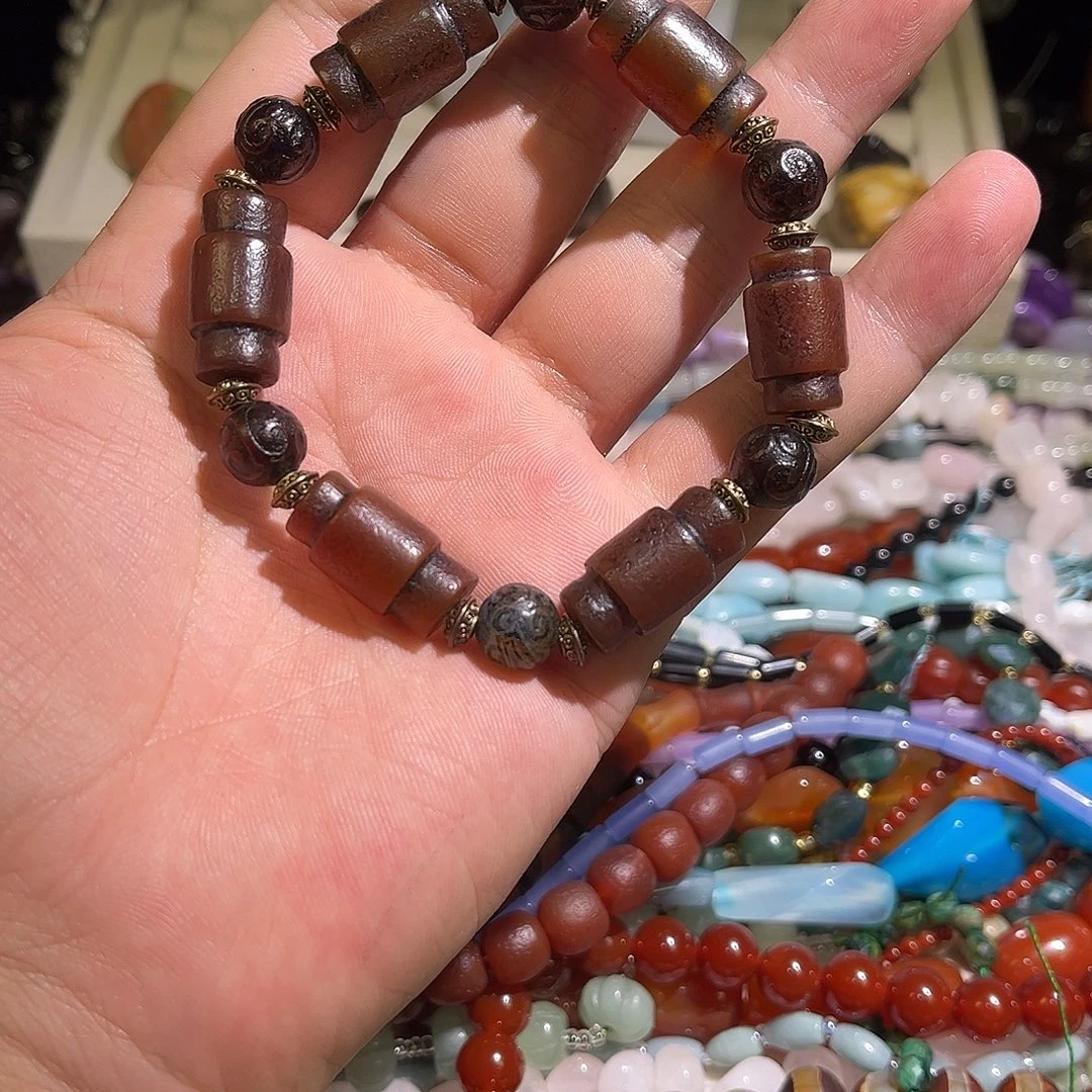 玛瑙/玉髓合金珠宝半成品卡12.4米