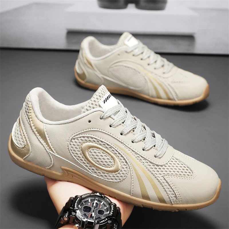 男鞋2025新款夏季网面透气运动休闲板鞋男士潮流百搭工作德训潮鞋