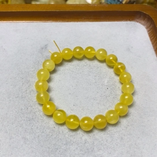 未镶嵌蜜蜡裸石手串