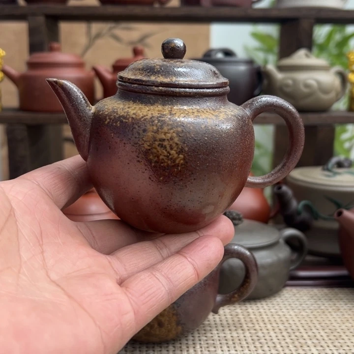 茶壶紫砂宜兴原矿紫砂半手180CC