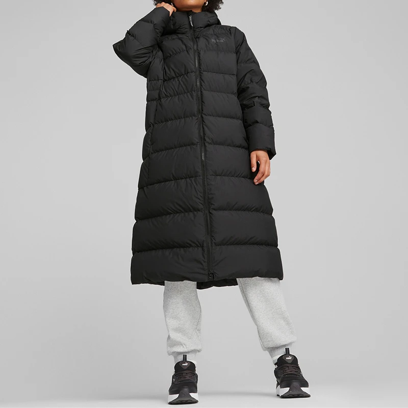 Puma/彪马正品冬季新款女子保暖防风长款休闲羽绒服678331-01