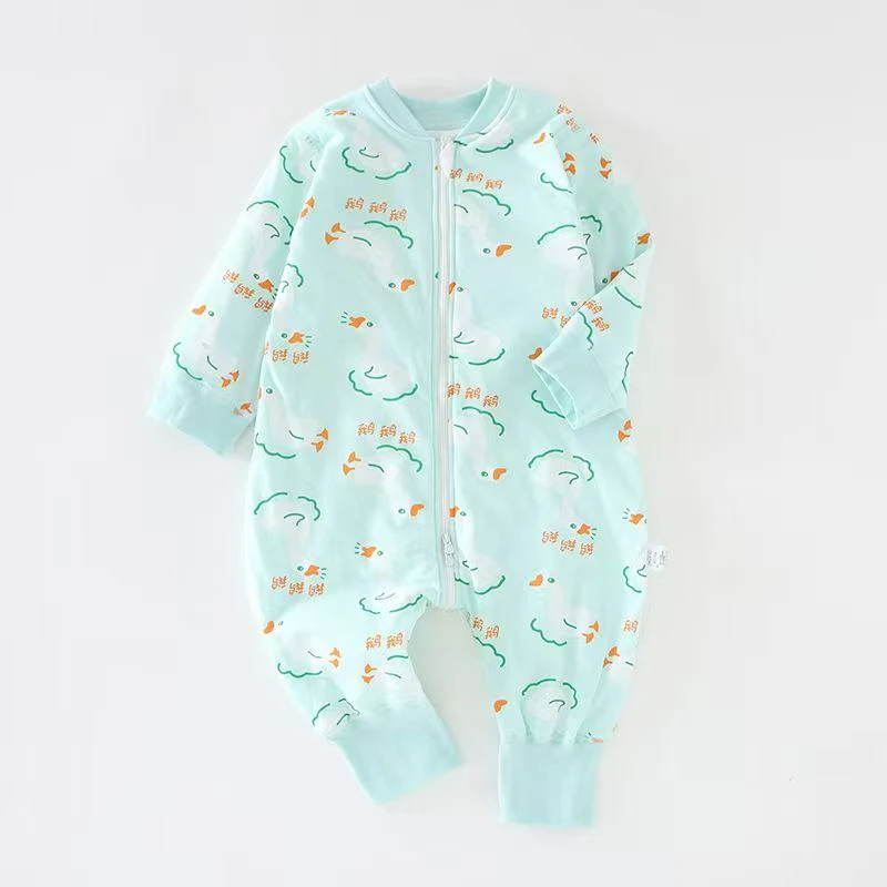 48克薄棉睡袋分腿连体衣