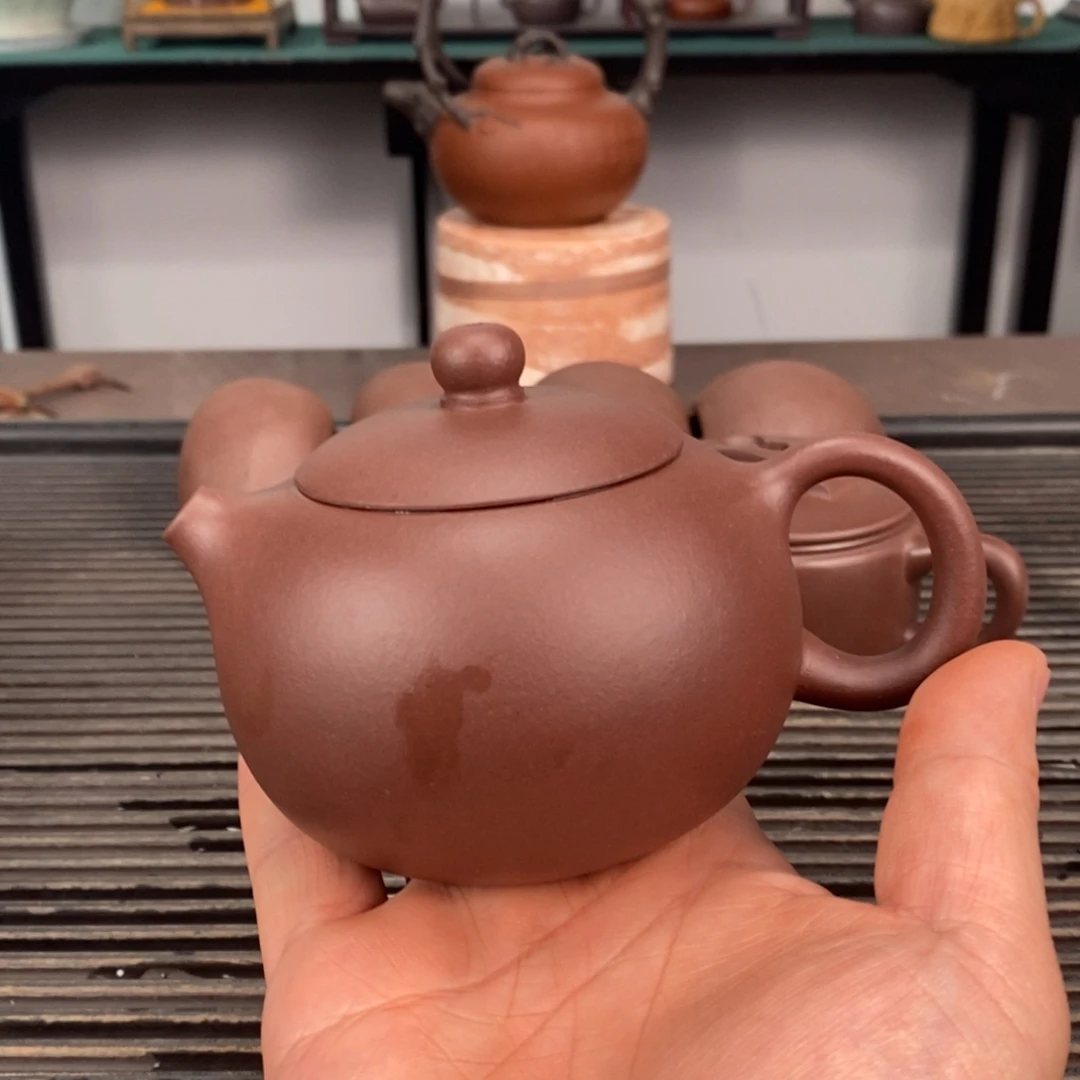 茶壶紫砂紫泥西施容量250毫升