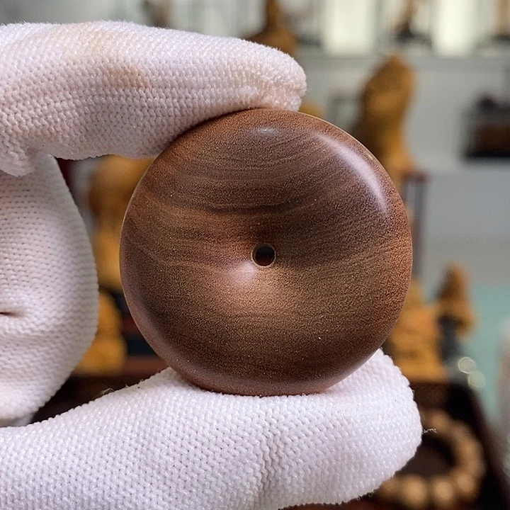 檀香木平安扣吊坠3.5规格