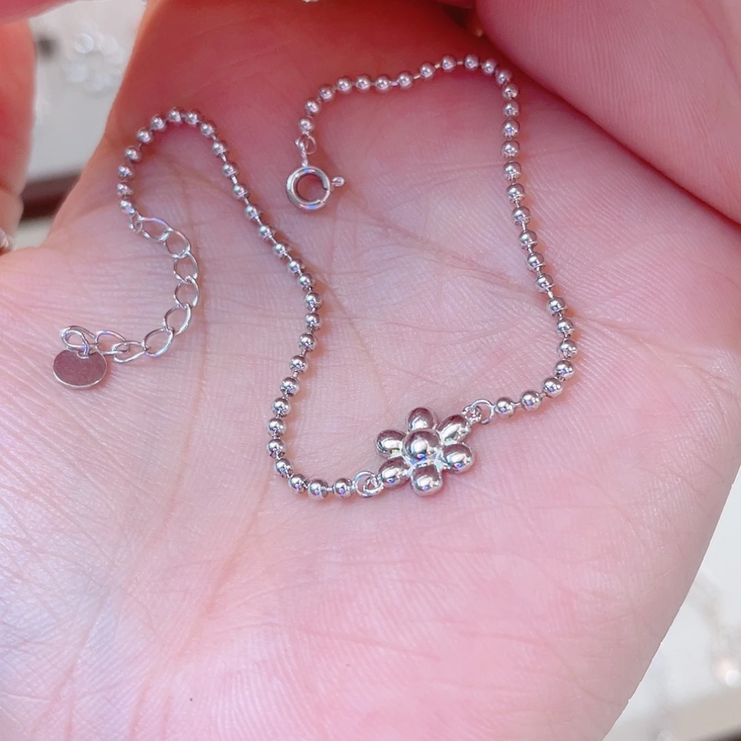 925银小花纯银手链福利价格