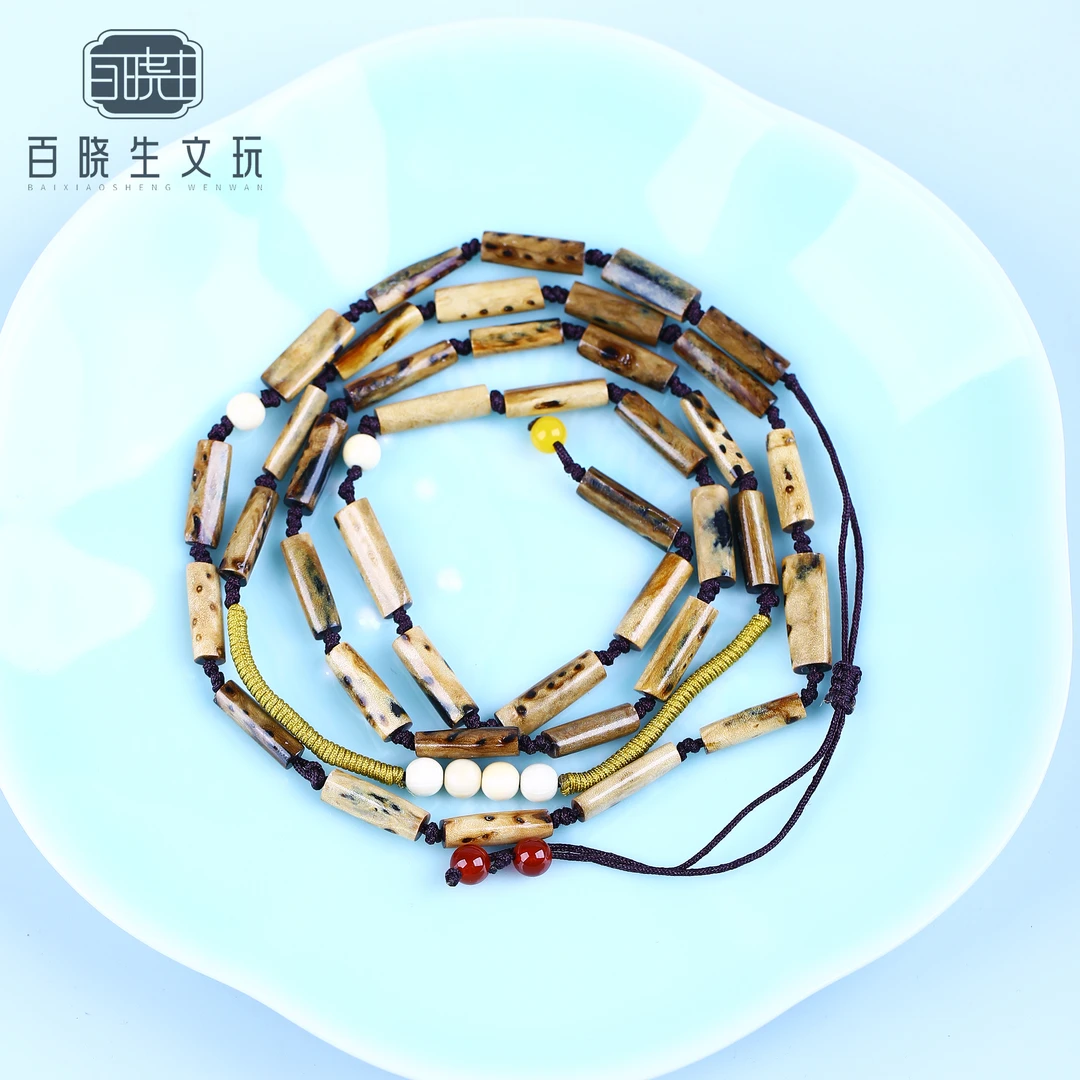 非金属木质吊坠 【百晓生】柳木随型竹节 设计款 女款腰链、吊坠