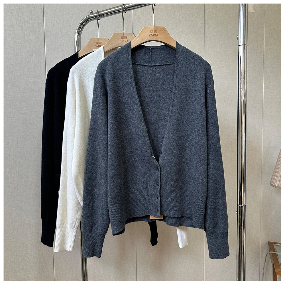 1M001  春季新款百搭针织开衫