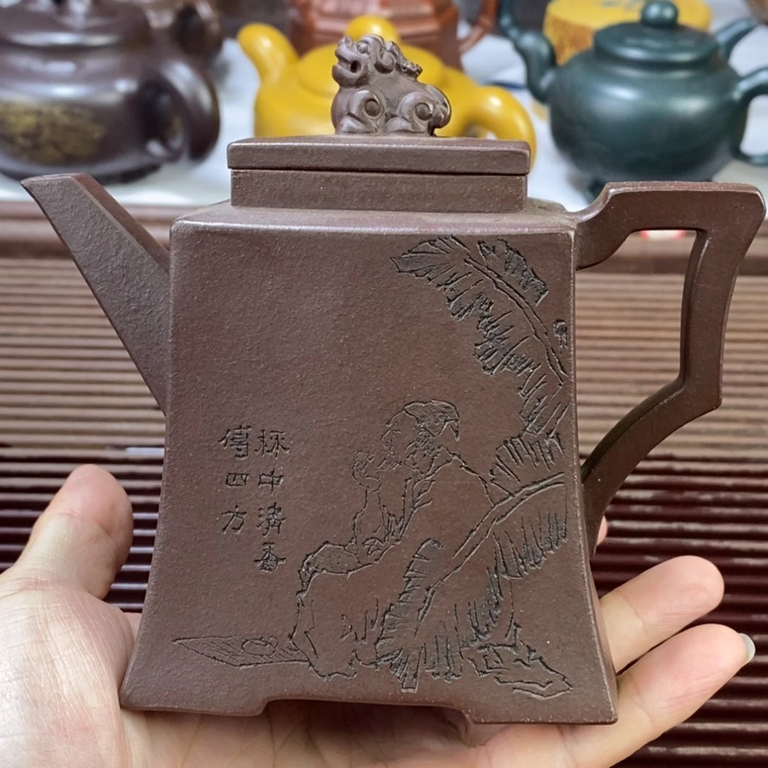 茶壶紫砂白19 狮之祥瑞