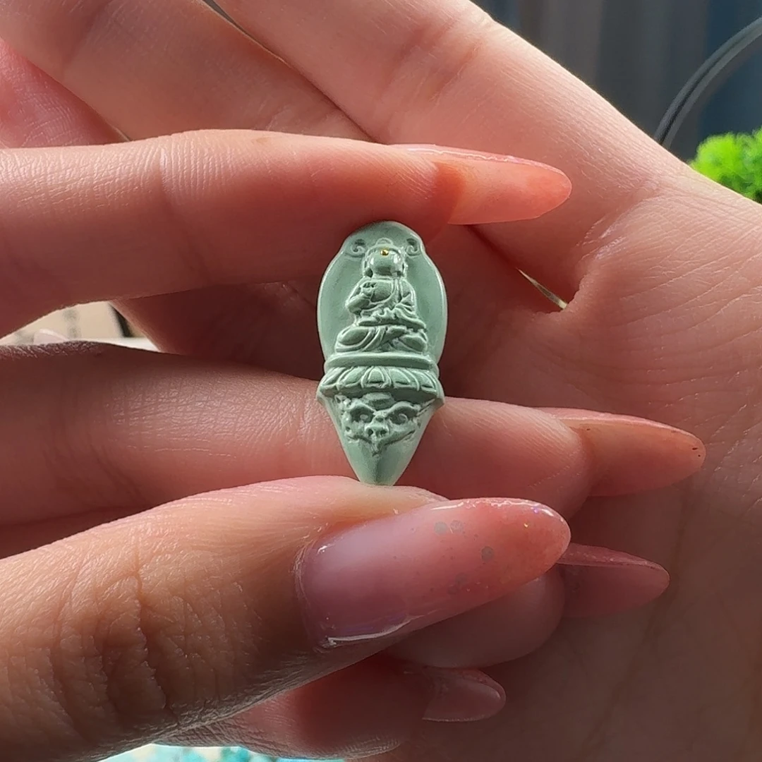 默***默绿松石未镶嵌吊坠(不含链)