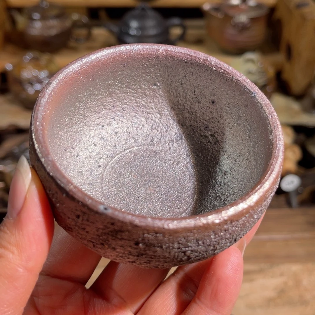 杯心**动云南陶泥高温柴烧