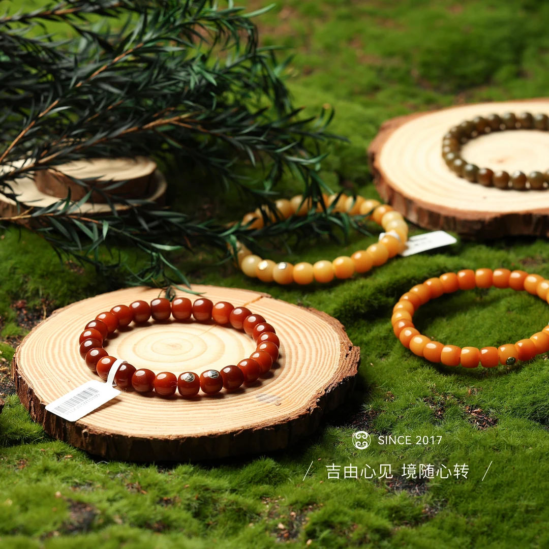 【吉由罗】（现货1） 经典级-菩提根  菩提手串 文玩 单圈 玉化