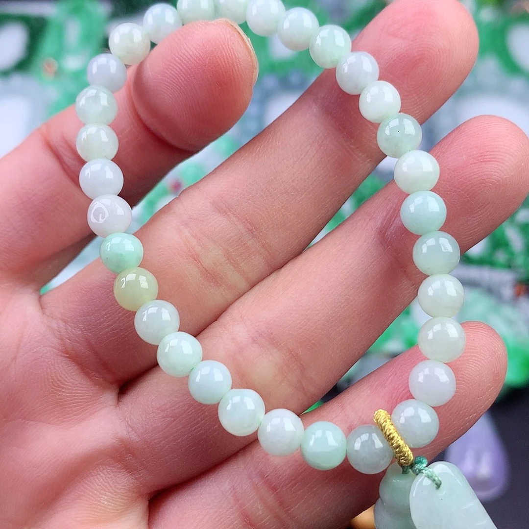 未镶嵌手链翡翠手串