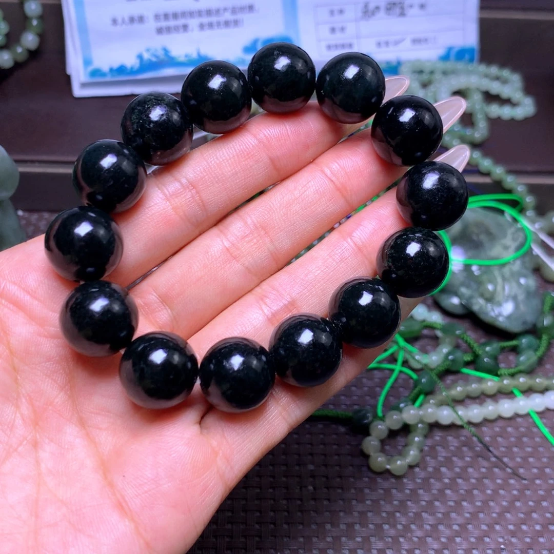未镶嵌手串和田玉卡16