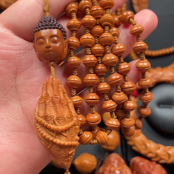 橄榄核手串/手链一心向佛