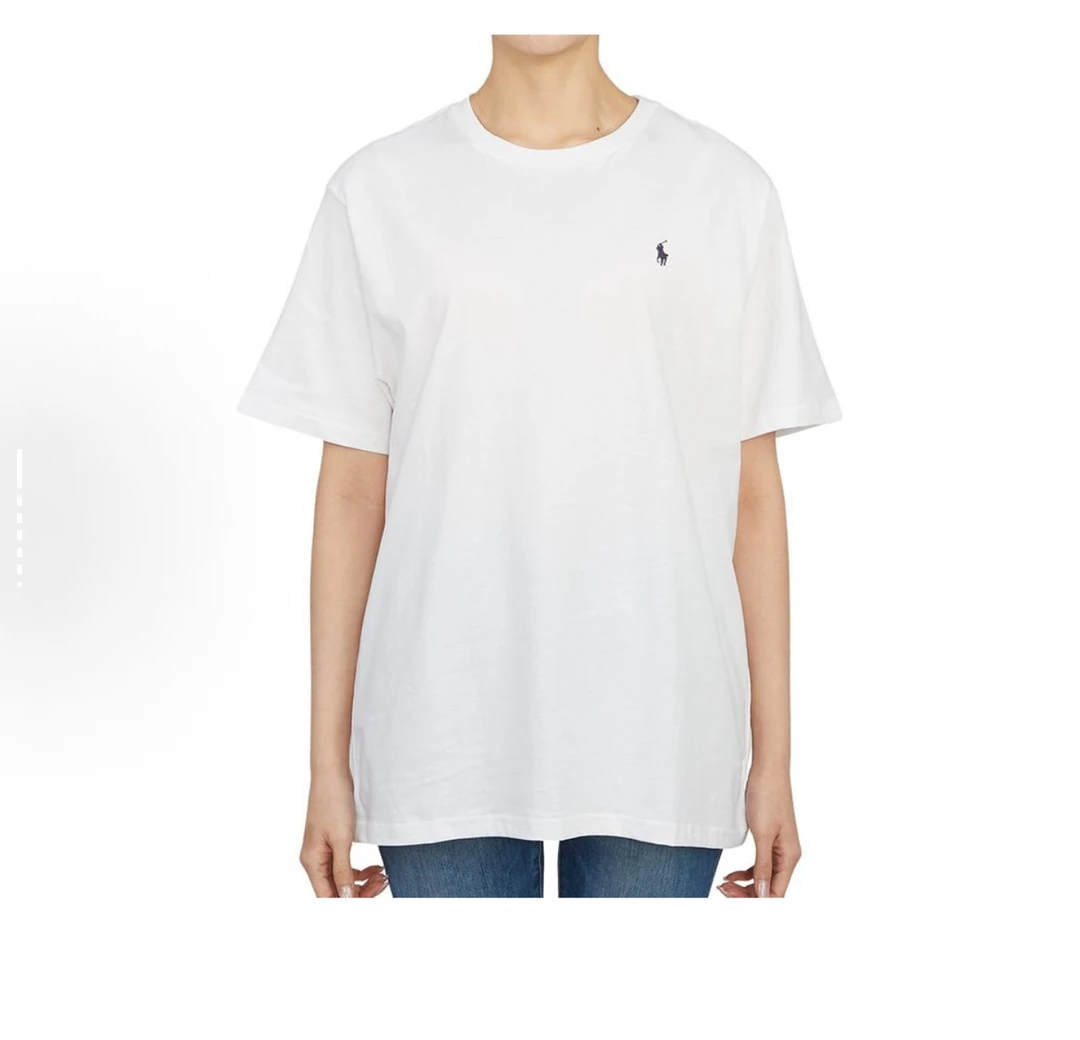 Ralph Lauren/拉夫劳伦大童T恤 纯色Logo刺绣圆领百搭短袖
