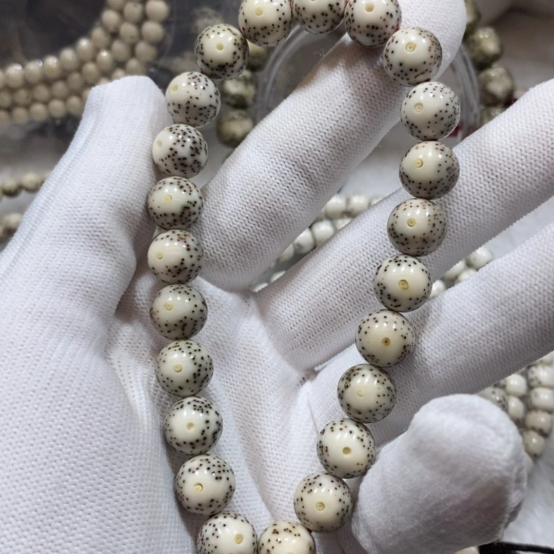 星月菩提手串青花瓷10