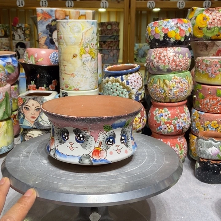 景德镇艺术手绘作品