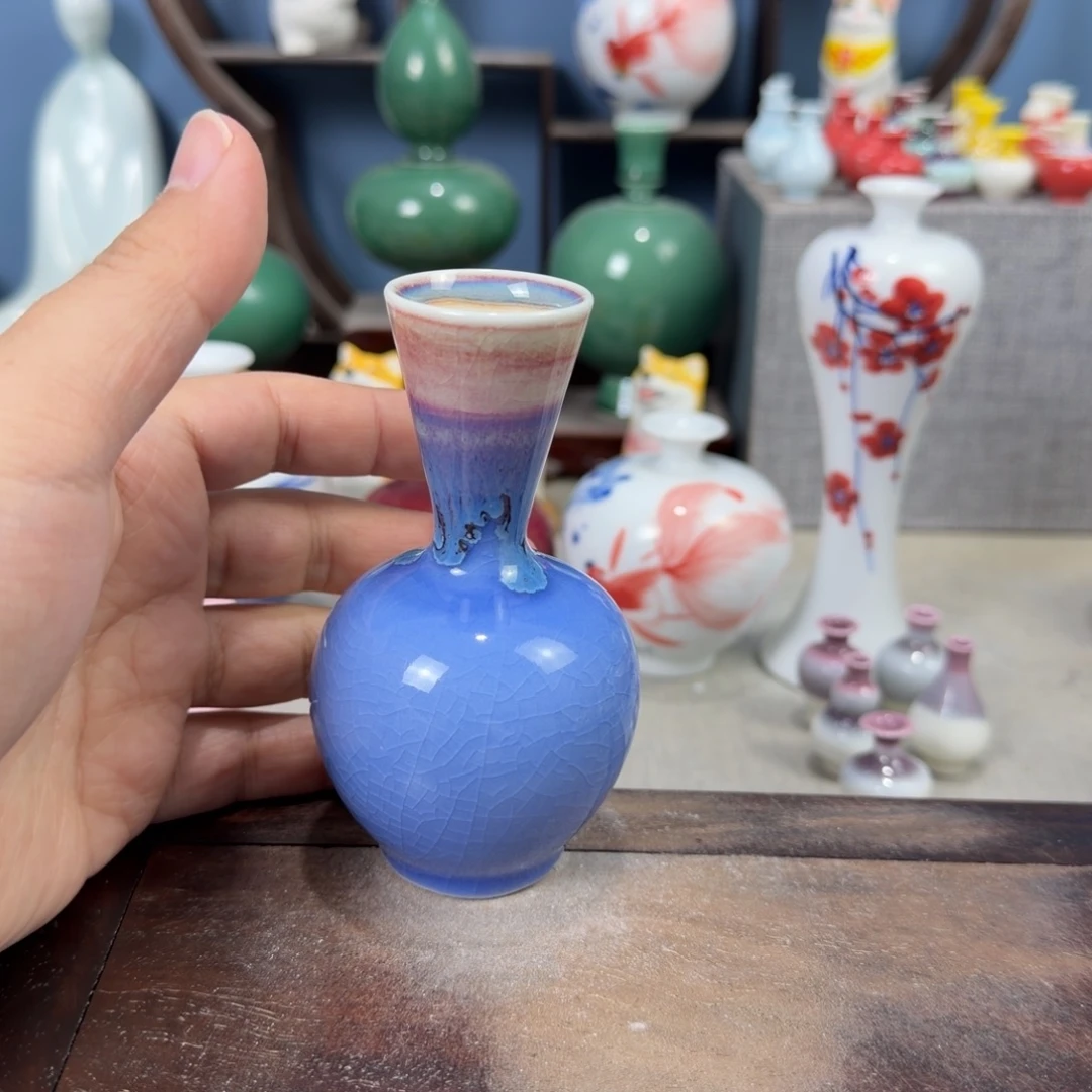 陶瓷手工小花器摆件