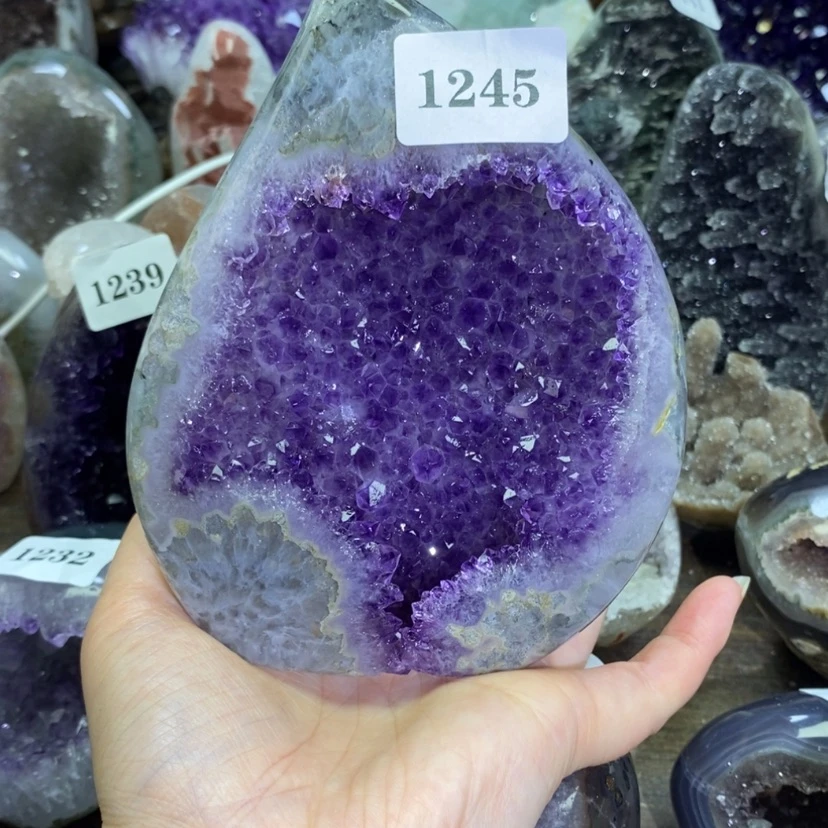 【闪购商品】未镶嵌大型摆件（非配饰）紫晶