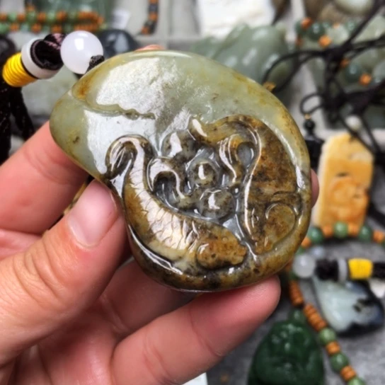 和田玉把件未镶嵌