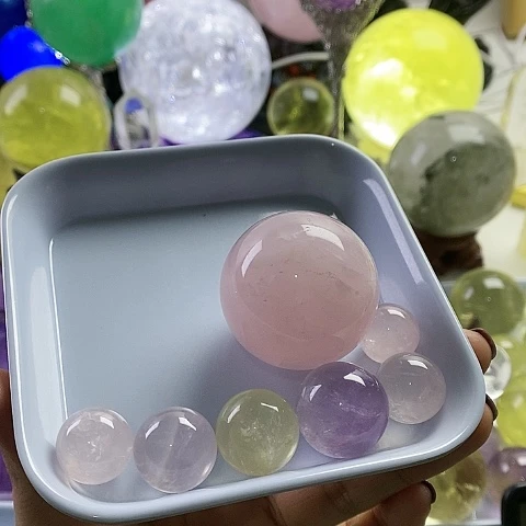 水晶珠宝半成品未镶嵌星***~水晶7号