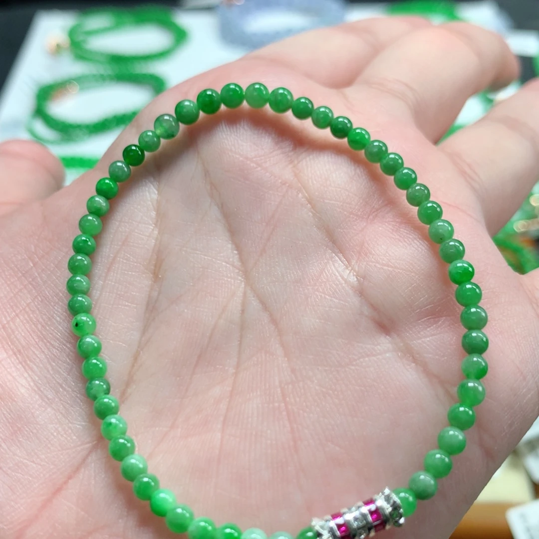 翡翠未镶嵌手链翡翠