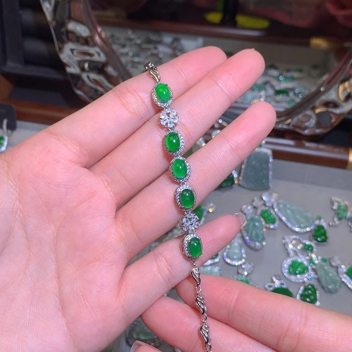 翡翠未镶嵌手链手链