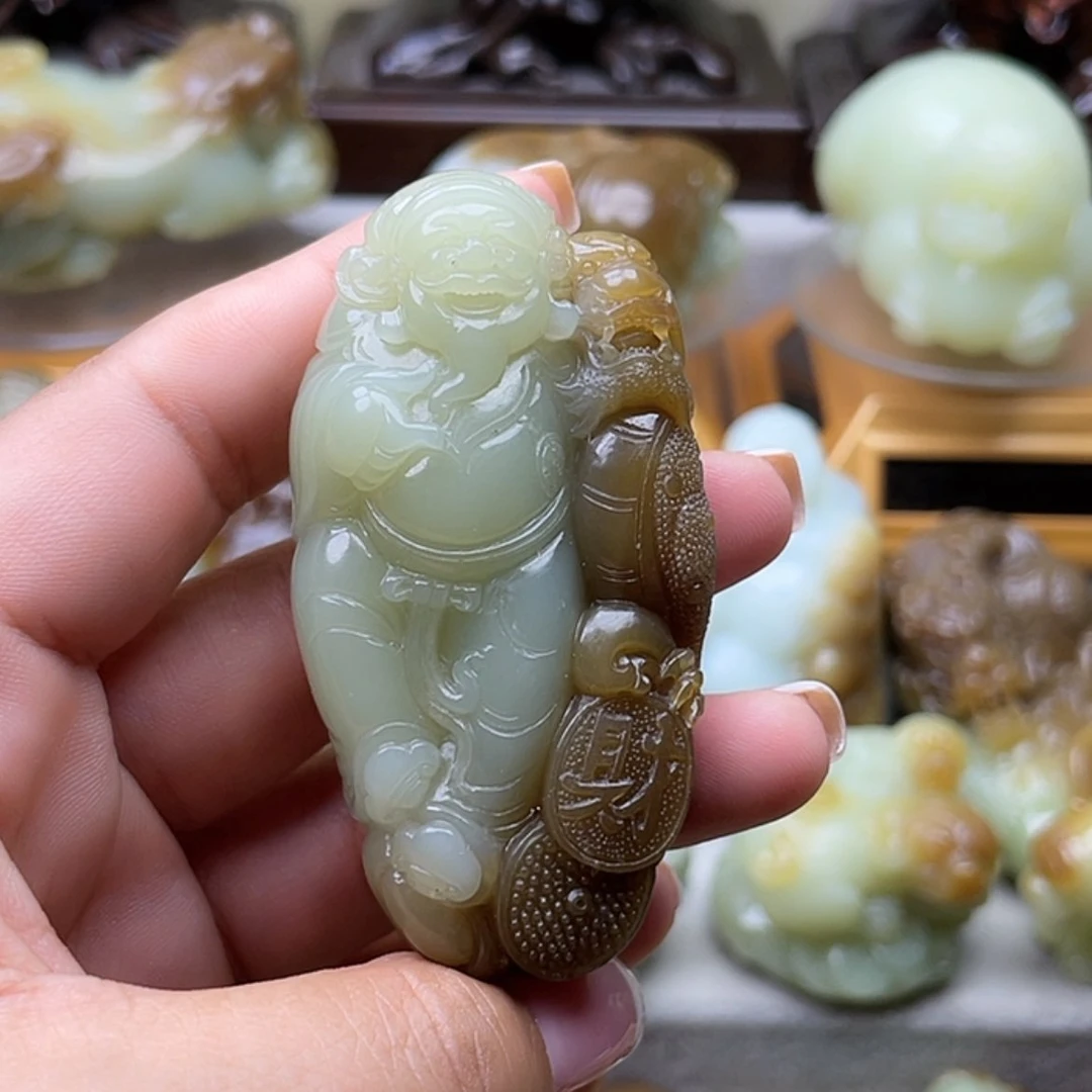 【闪购商品】和田玉未镶嵌挂件不**风