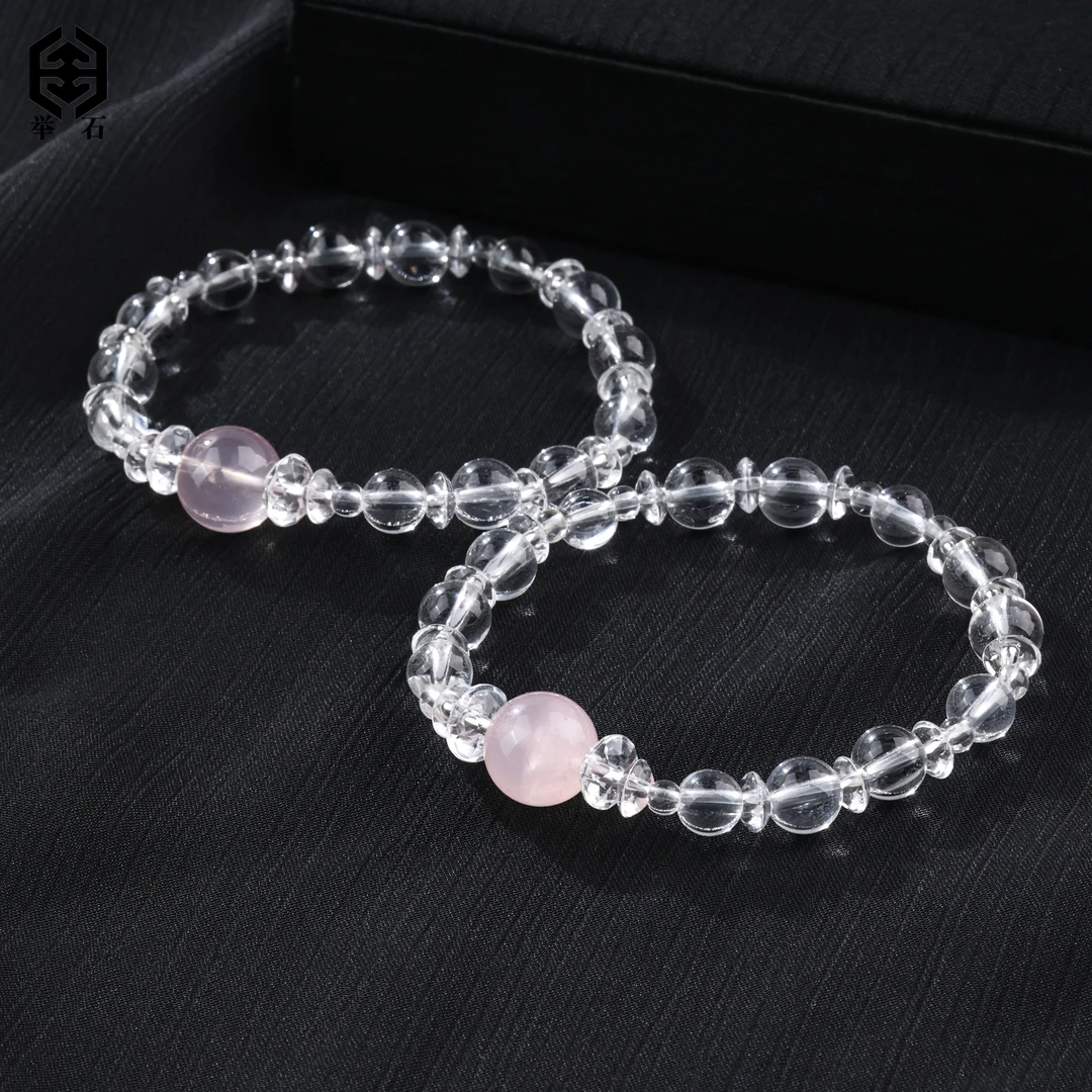 【举石精选】X06-H9-224水晶手串（一件/多样性发/约3-8mm）M