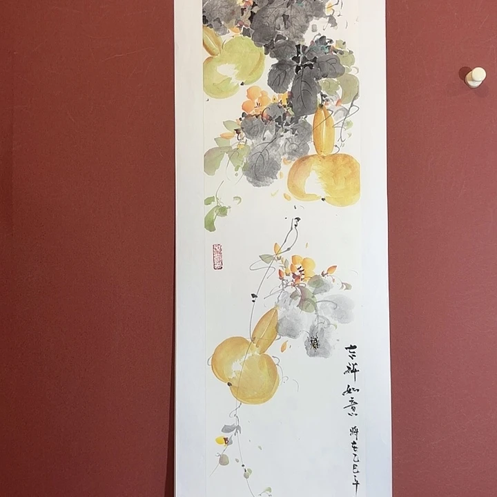 国画听兰老师花鸟