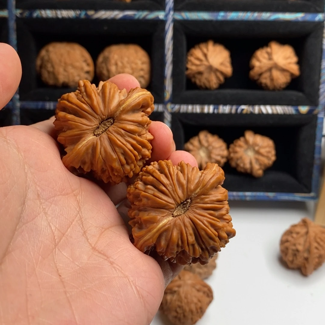 咖***#吊坠文玩核桃四座楼45