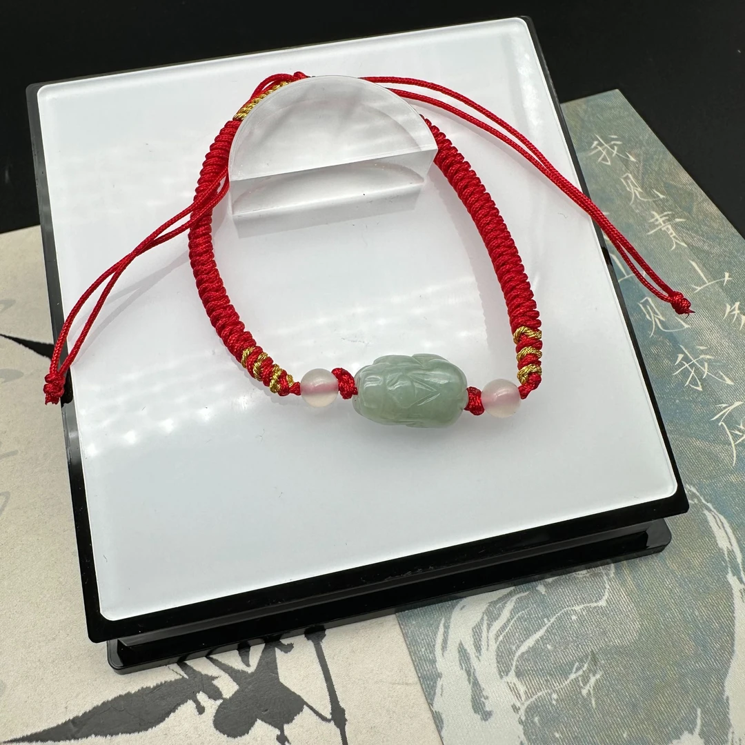 【老王甄选】30349A-天然翡翠貔貅手链多样性发一