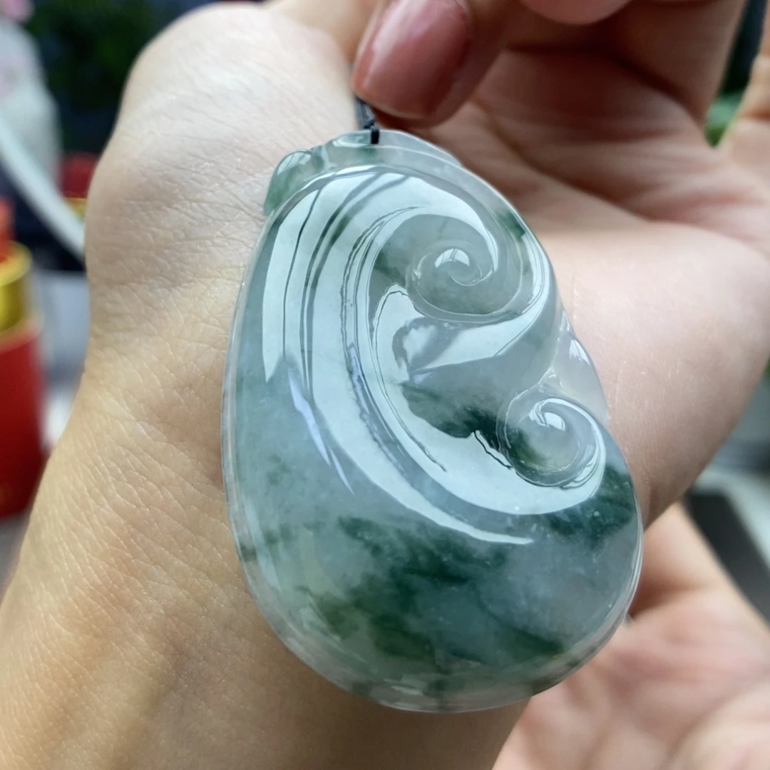 翡翠未镶嵌颈饰吊坠39