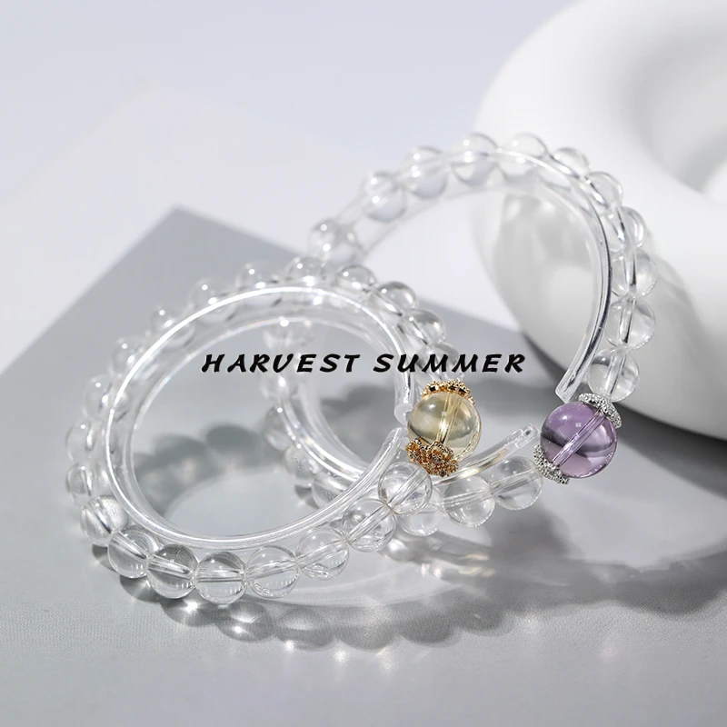 硕夏【徐艺洋同款】天然白水晶设计款多样性发其一YX01