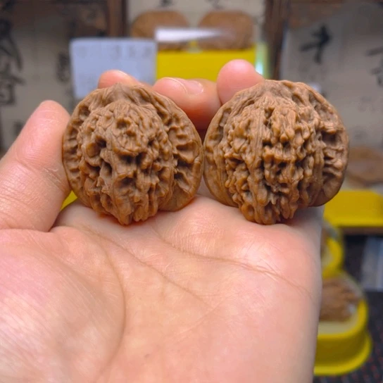 文玩核桃吊坠四座楼