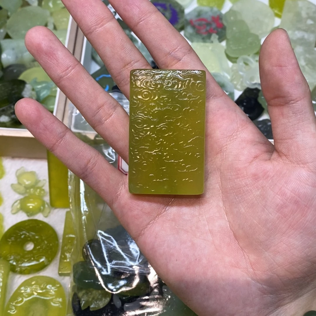 夜***澜岫玉未镶嵌吊坠(不含链)