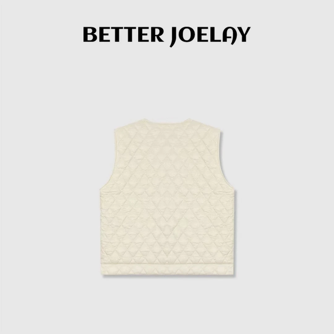BETTER JOELAY-观想空间】时尚秋冬棉马甲通勤简约百搭WL9632