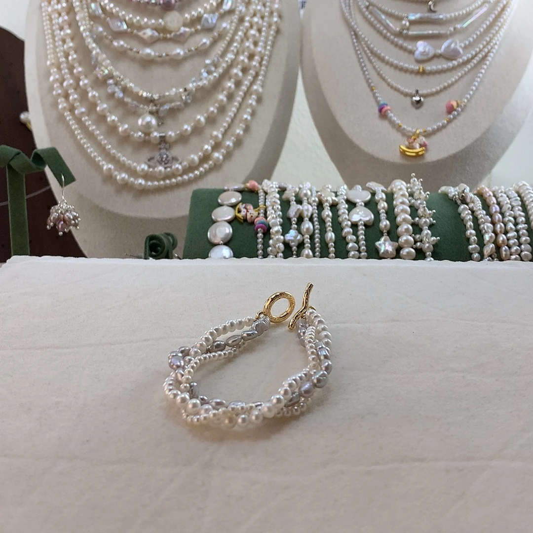 合金手绳淡水珍珠