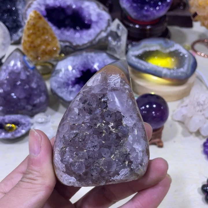 紫晶钱袋子未镶嵌