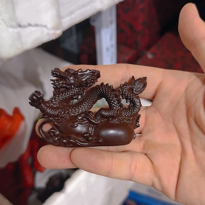 木黑檀木8葫芦龙一只