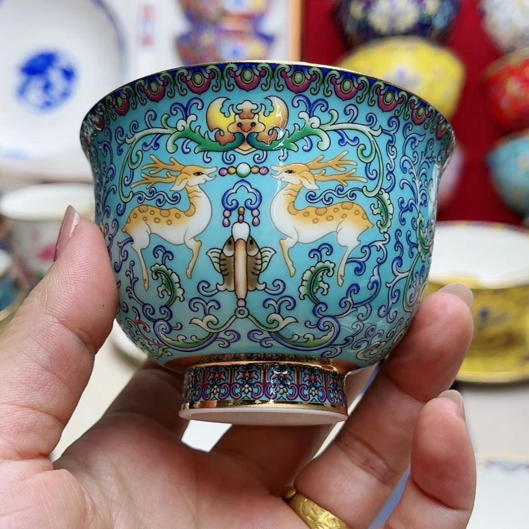 【闪购商品】珐琅3.3寸7个………………